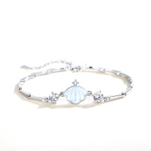 925 Sterling Silver White Pinctada Bracelet